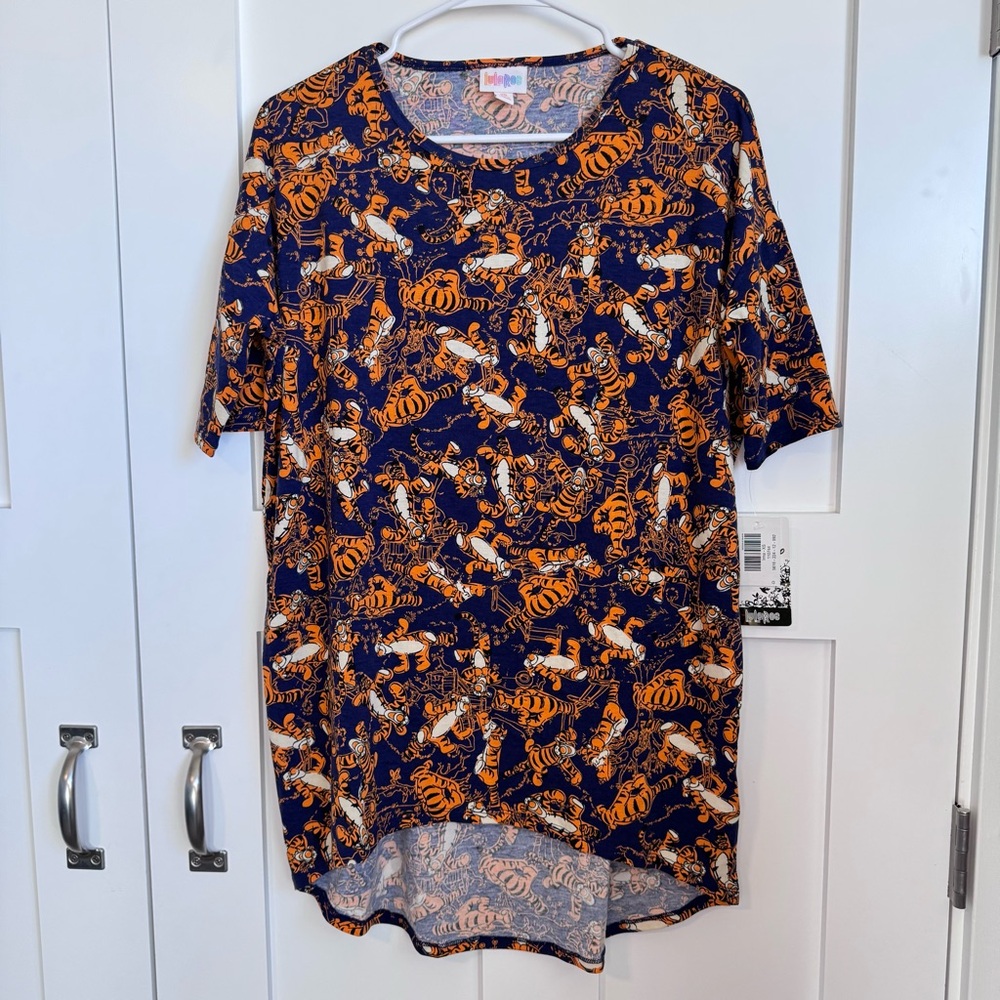 NWT Disney Irma Blue With‎ Orange Black And Cream TIGGER Winnie The Pooh Size XS